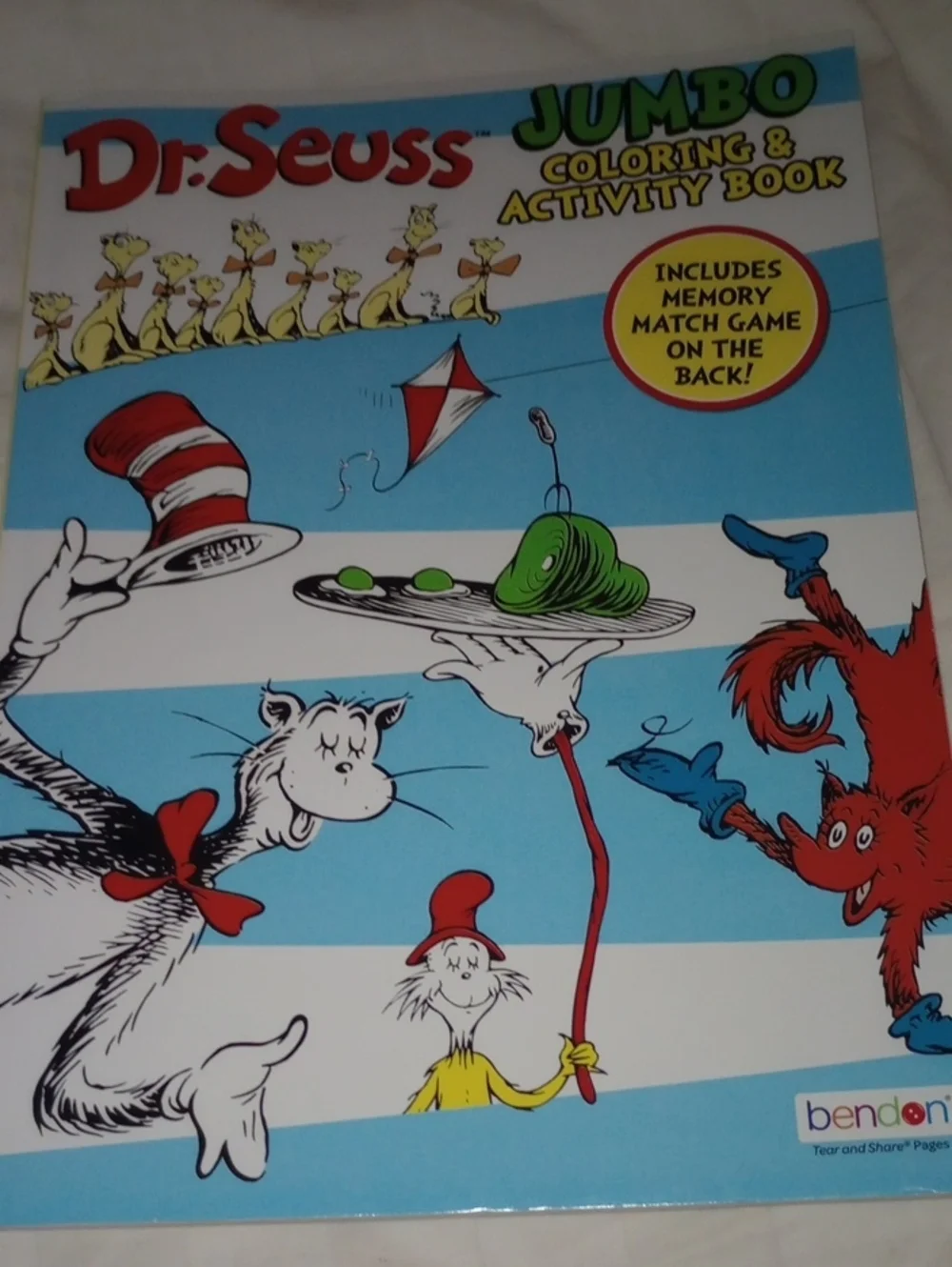 🇺🇸$5 Bundled NWT DR. SEUSS Jumbo Coloring & Activity Book -